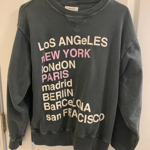 Anine Bing City Love Sweatshirt - Picture 1 of 3